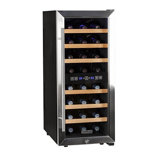 best wooden rack thermoelectric wine cooler