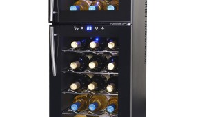 NewAir AW-210ED Dual Zone Thermoelectric Wine Cooler- 21 Bottle